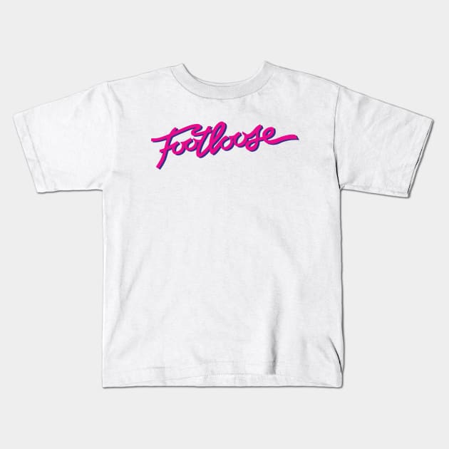 Footloose Kids T-Shirt by lavdog